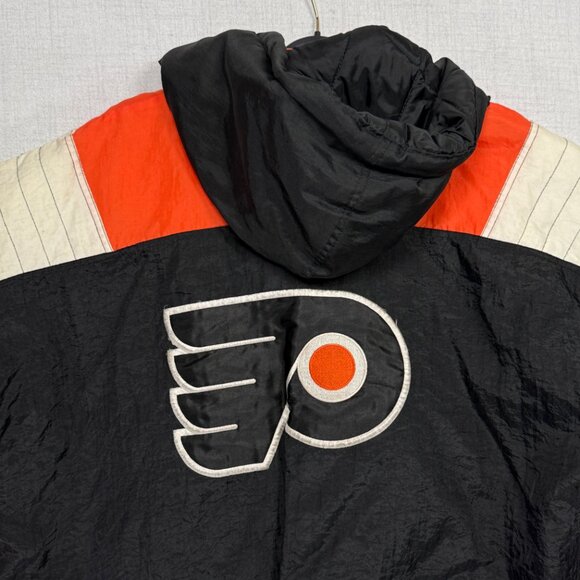 Vintage Starter NHL Philadelphia Flyers Pullover Windbreaker Jacket Size XL - Picture 7 of 15